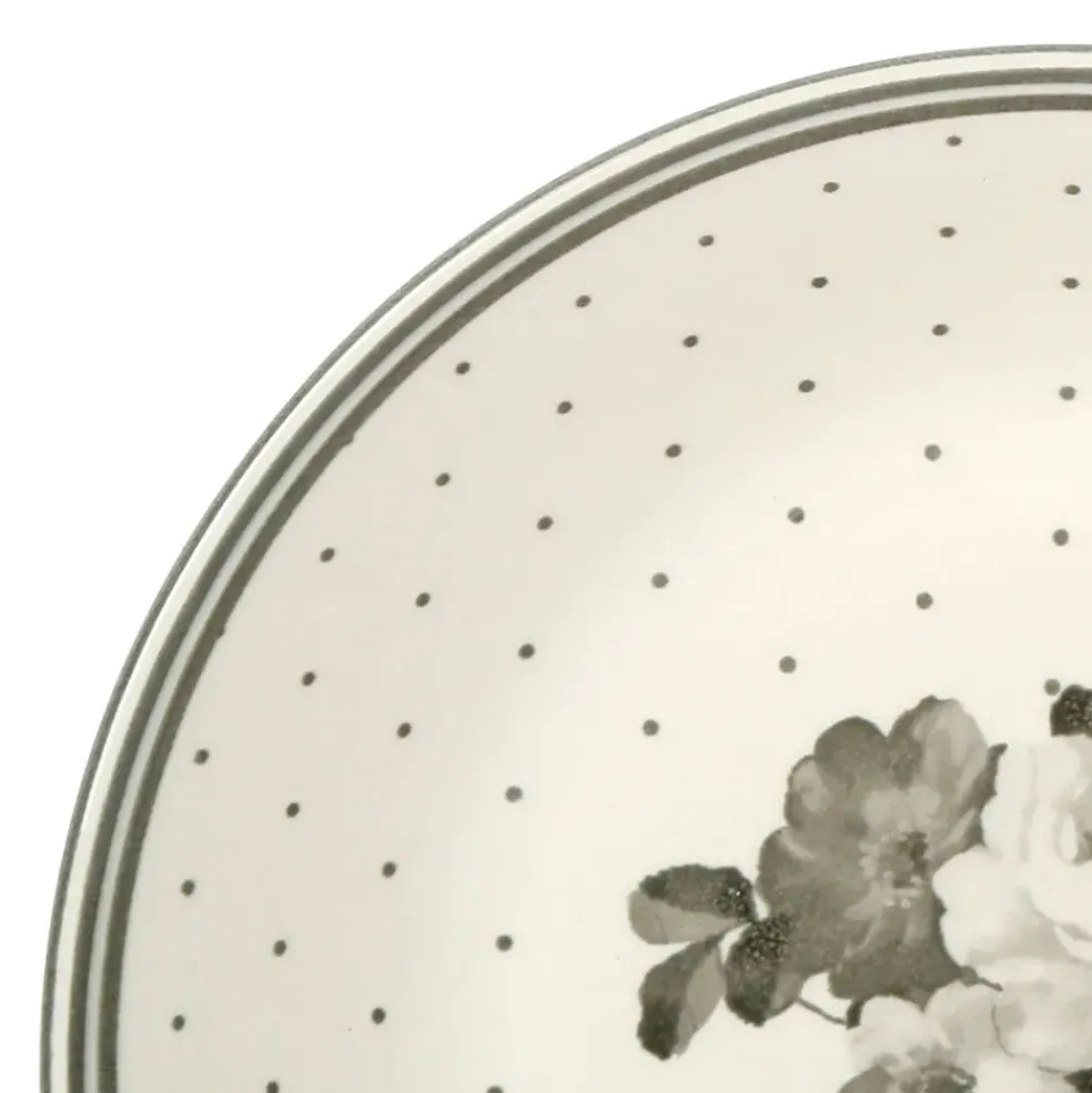 Assiette creuse en faïence sauge d20cm - josephine