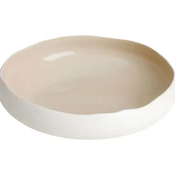 Assiette creuse en gres lin d20cm - oslo