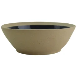Assiette creuse en grès bleu marine d18cm - Jade