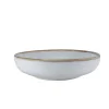 Assiette creuse en grès nacré d19cm - Nori