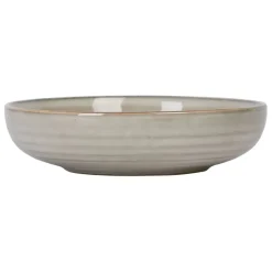 Assiette creuse en grès vert d19cm - Nori