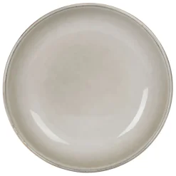 Assiette creuse en grès vert d19cm - Nori