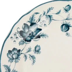 Assiette de dessert en faïence bleu d20.5cm - Margaux