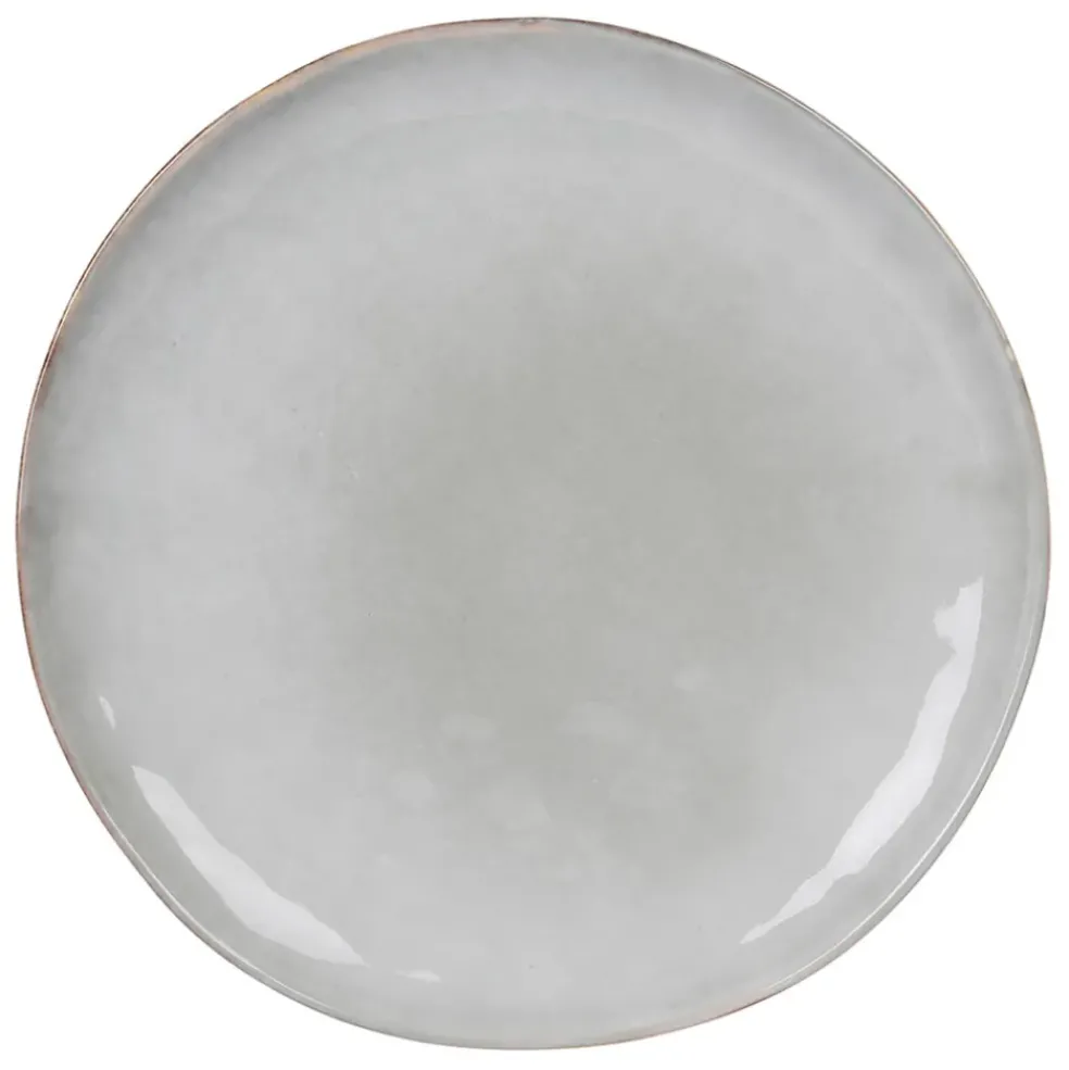 Assiette plate d28cm en grès vert - Nori