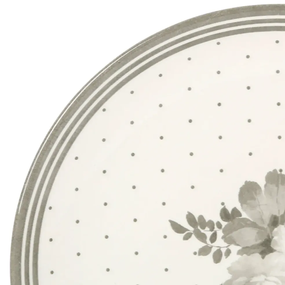 Assiette plate en faïence sauge d26cm - josephine