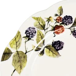 Assiette plate en faïence blanche d27cm - Meredith
