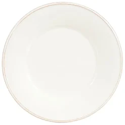 Assiette plate en faïence ivoire d28.5cm - constance
