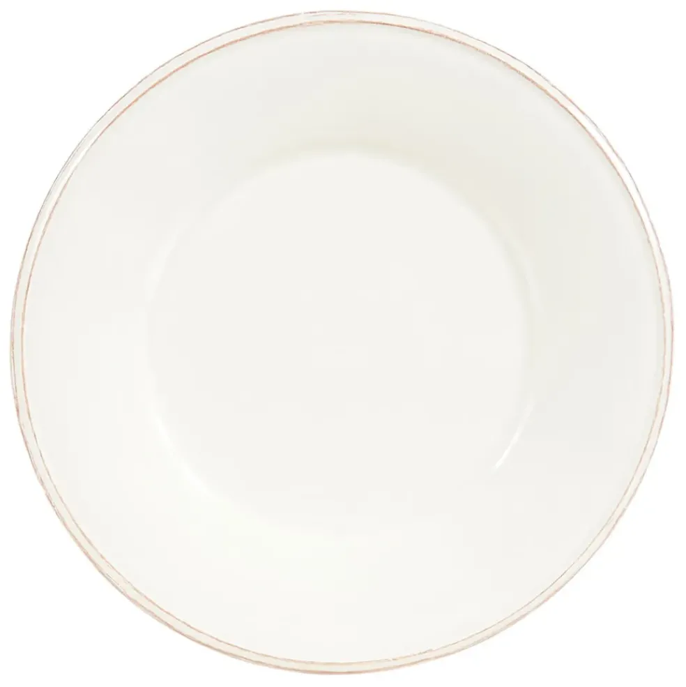 Assiette plate en faïence ivoire d28.5cm - constance