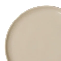 Assiette plate en grès sable d27cm - Ingrid