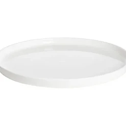 Assiette plate en porcelaine blanche d26cm - Stockholm