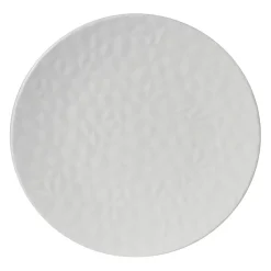 Assiette plate en porcelaine blanche d27cm - Oasis