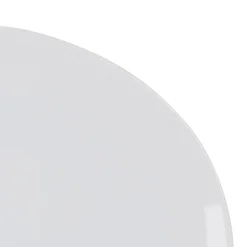 Assiette plate en porcelaine blanc d28cm - Galet