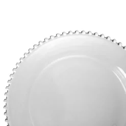 Assiette plate en verre d26cm - perloa