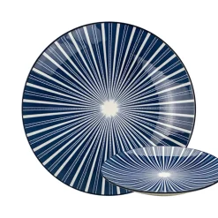 Assiette plate otb stripes d26.5xh3cm