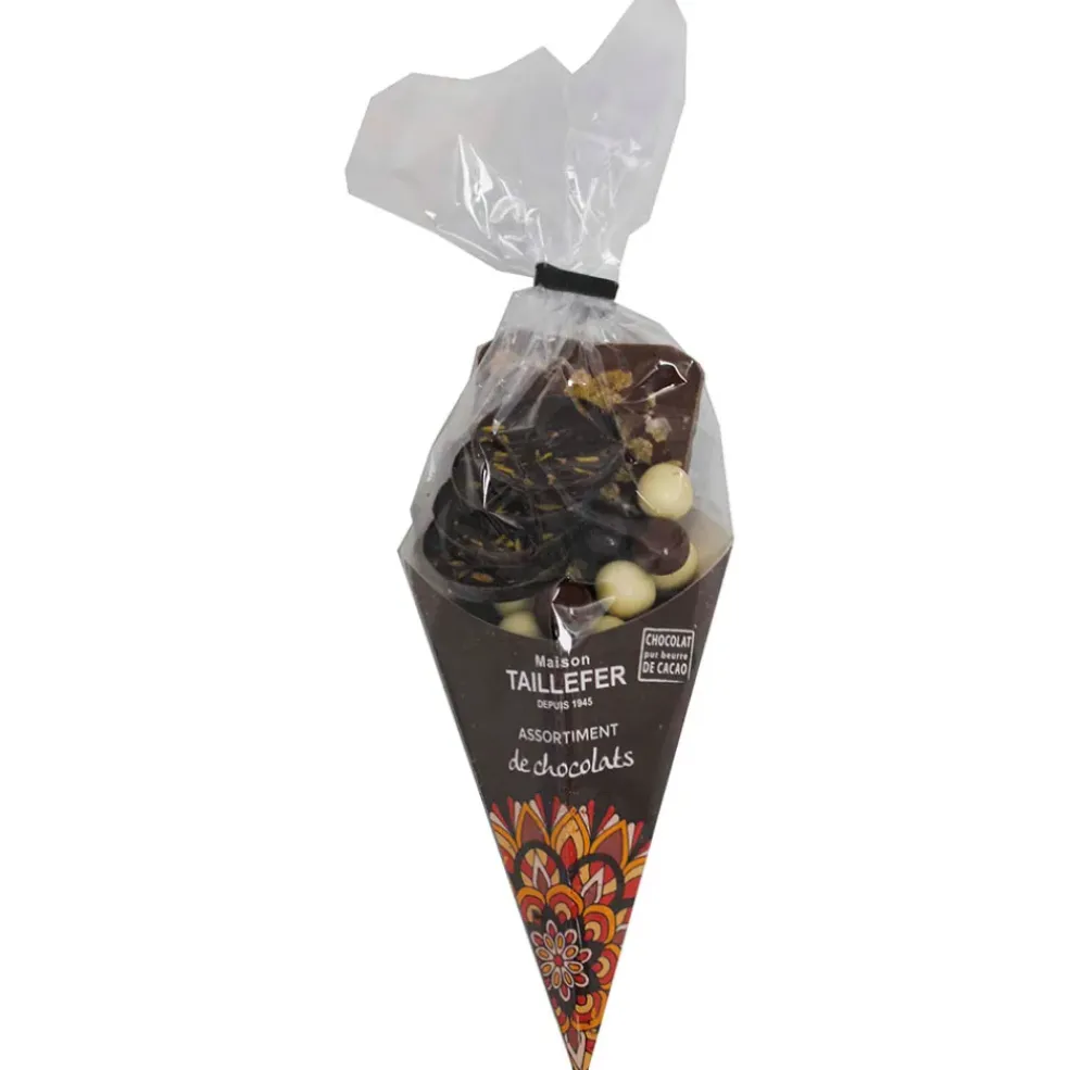 Assortiment de chocolats cornet 130g