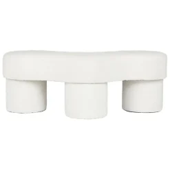 Banc bouclette et fer blanc - Organic