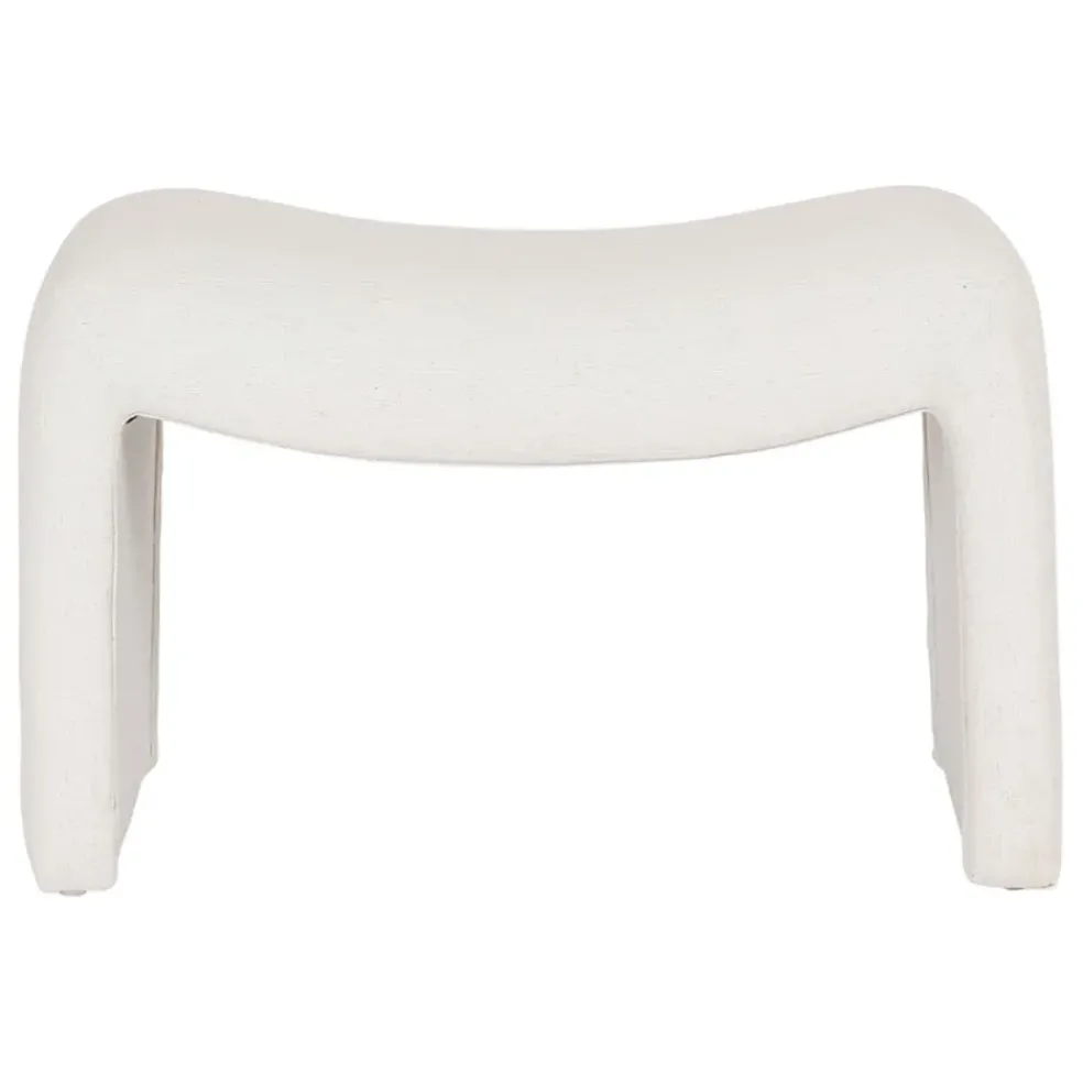 Banc en lin écru - Minimal