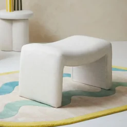 Banc en lin écru - Minimal