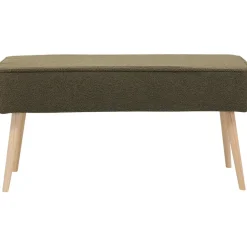 Banc en tissu bouclette kaki - Popy