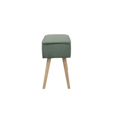 Banc en velours côtelé vert - Popy