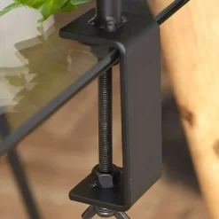 Barre décorative de table ajustable noir