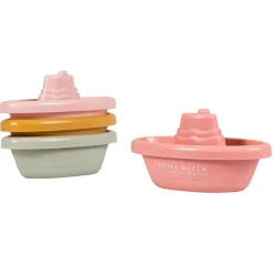 Bateaux de bain à empiler rose