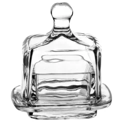 Beurrier carré beurrier Transparent en Verre
