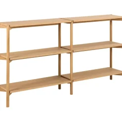 Bibliotheque en Bois Naturel - Braidwood