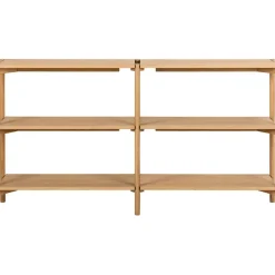 Bibliotheque en Bois Naturel - Braidwood