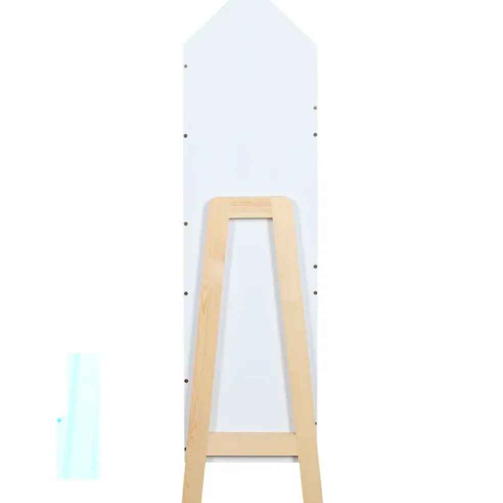 Bibliotheque gabriel blanc en pin