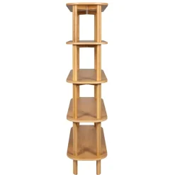 Bibliothèque siro en chêne naturel 110x40xh170cm