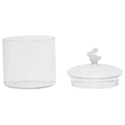 Bocal avec couvercle en verre borosilicate 60cl - Lapin