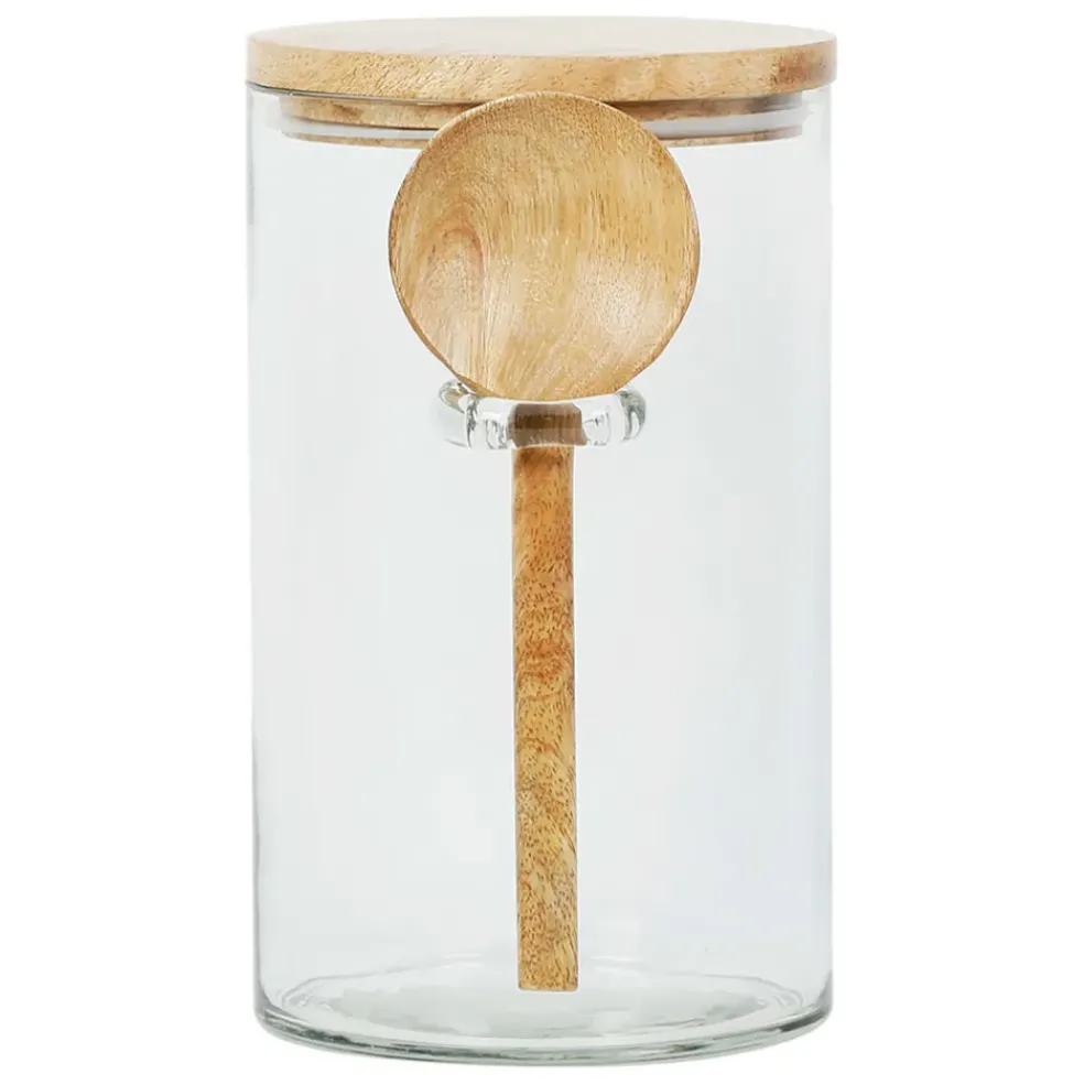 Bocal avec cuillere et couvercle de chez gaston naturel 1.8l