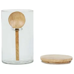 Bocal avec cuillere et couvercle de chez gaston naturel 1.8l