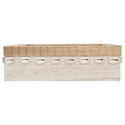 Boite à thé 9 compartiments sable et coquillages - sand