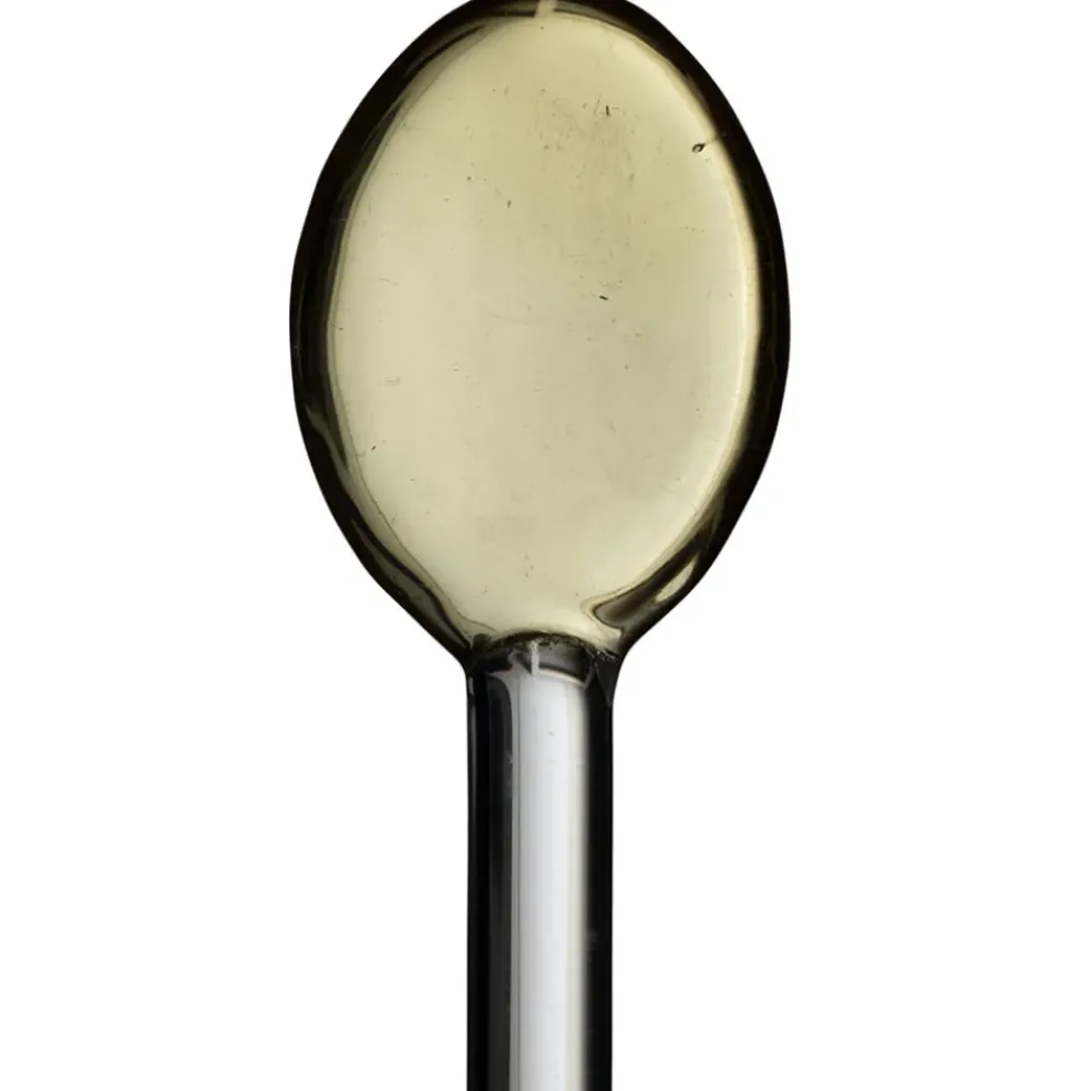 Boite de 6 agitateurs cocktail cœur en verre multicolore - Colorea