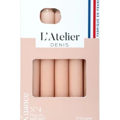 Boite de 10 bougies ménages, chandelles 6h
