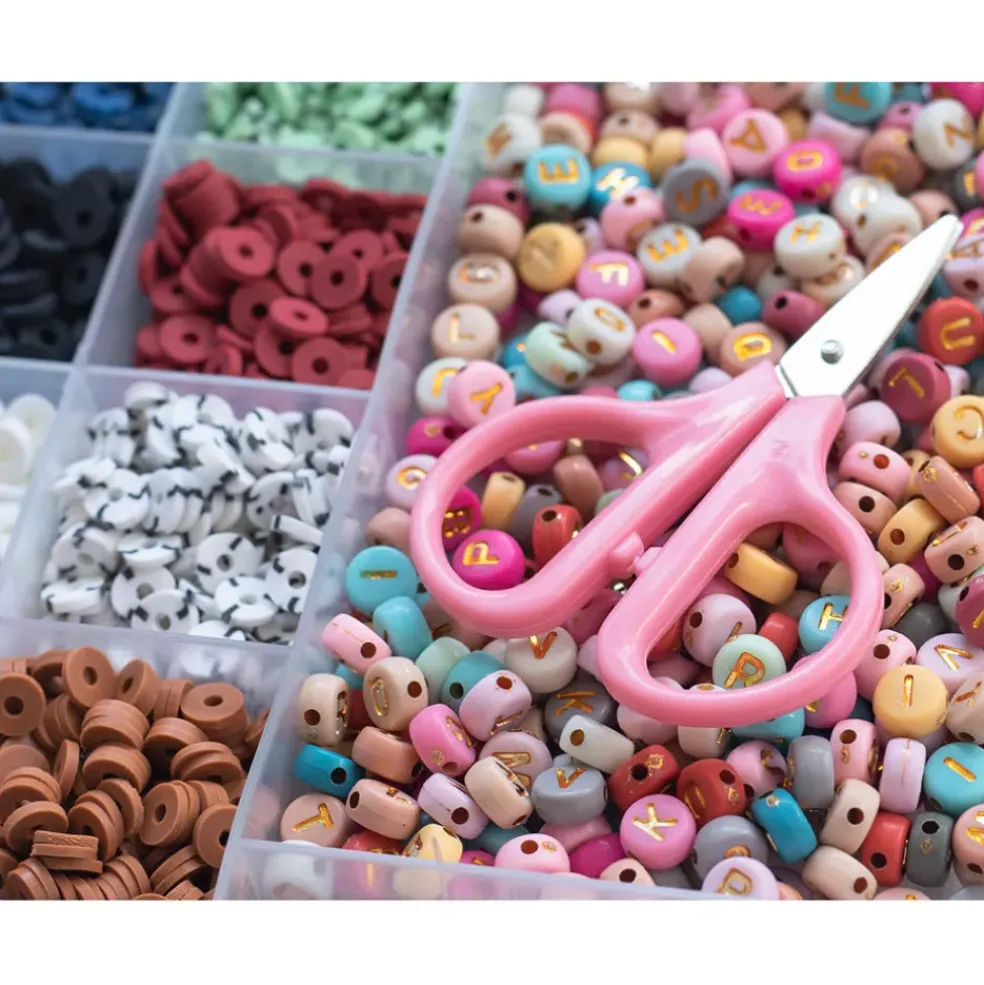 Boite de 16 couleurs nature de perles heishi 6 mm et accessoires