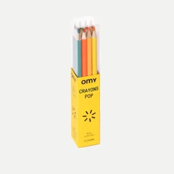 Boite de 16 crayons de couleurs pop