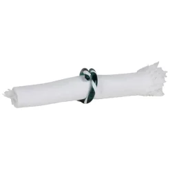 Boite de 6 ronds de serviette en verre multicolore - Colorea