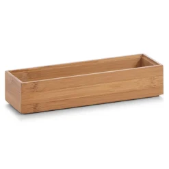 Boite de rangement en bambou 23x7.5xh5cm