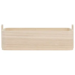Boite rectangulaire en paulownia naturell - anordi