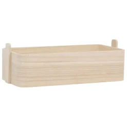 Boite rectangulaire en paulownia naturell - anordi