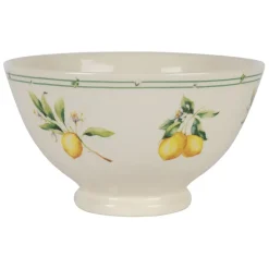 Bol citron en faïence jaune et vert 75cl - Collection