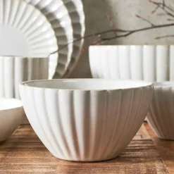 Bol en céramique beige d14.5cm - Vlora