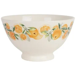 Bol en faïence orange 75cl - Collection