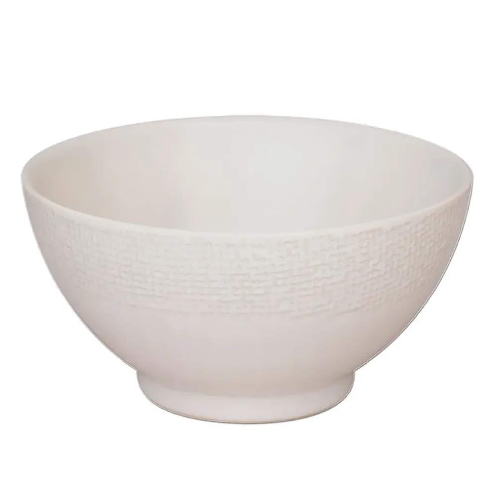 Bol en grès blanc d14cm - vesuvio