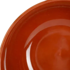 Bol en grès rayé turquoise et blanc 35cl - Alaria