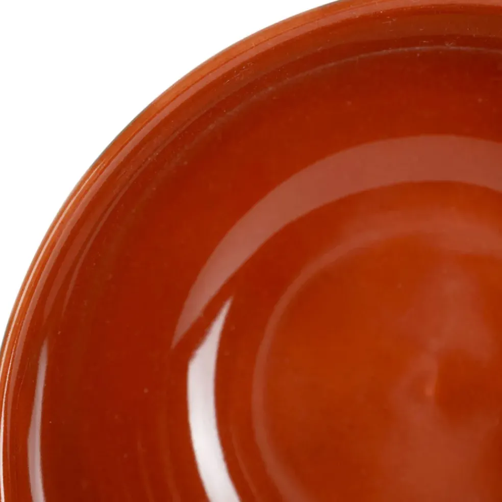 Bol en grès rayé turquoise et blanc 35cl - Alaria