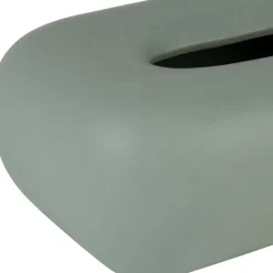 Boîte à mouchoir en grès sauge - Klosen